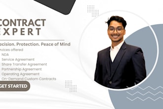 write legal contracts, agreements, nda