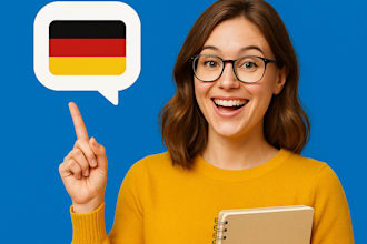 teach you a1 level german online live classes by b1 certified trainer