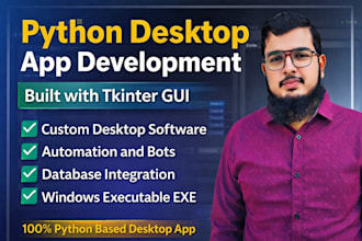 build python desktop apps with tkinter pyqt or web apps with flask django