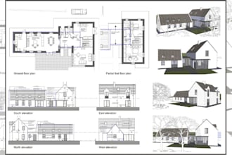 create loft conversion extension plans for UK building regs planning submission