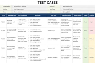 create professional QA reports, test plans and test cases