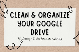 organize your google drive, files and folders