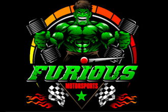 design a creative motorsport logo