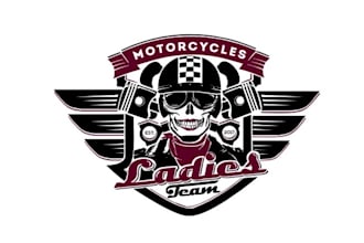design wonderful motorcycle bikers logo