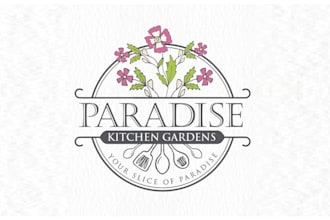 design awesome popular garden logo