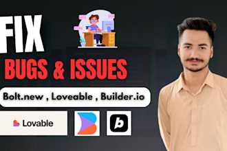 fix bugs and issue in ai generated websites, loveable ai , builder io ,bolt new