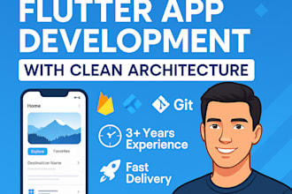 develop complete flutter apps with clean architecture