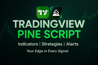 code tradingview pine script alert indicator and trading strategy professionally