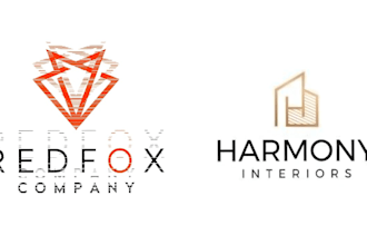 create a modern geometric 3d logo with polygon elements