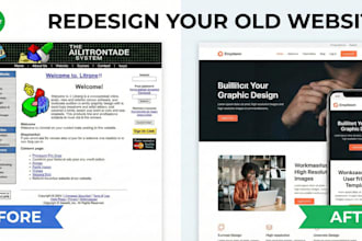 redesign your old website