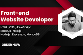 be your react website developer, build full stack web app as a mern stack dev