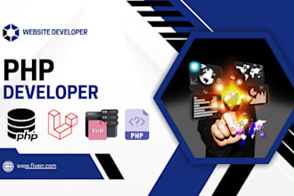 develop custom websites as your expert PHP laravel developer