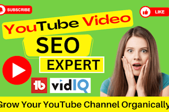 do best youtube video SEO expert and yt channel growth manager