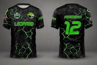do a mock up of a sports shirt