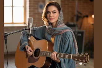 be your female singer or songwriter in english or arabic or french or spanish