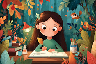 enchanting children storybook illustrations