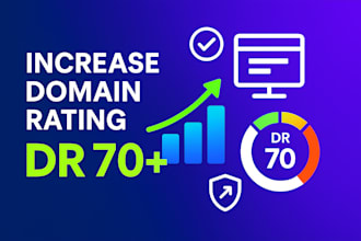 increase ahrefs domain rating 70 by high authority dofollow SEO backlinks
