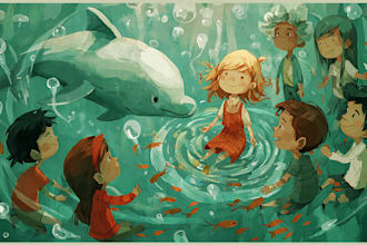 create children picture book illustration and book cover