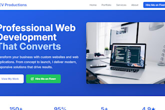 build a variety of stunning websites with SEO