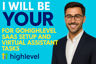 setup gohighlevel saas and be your virtual assistant ghl VA