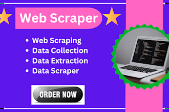 do data scraping, crawling, and mining by python website scraper