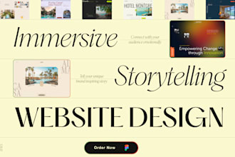 design an immersive, storytelling website for your brand