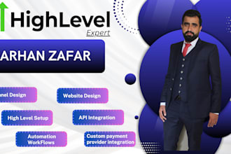 build gohighlevel funnels, websites, landing pages as your ghl expert