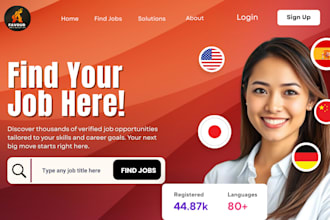design job board website job hiring staffing job portal recruitment website