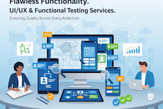 qa test and review website or app with UI UX and functionality testing