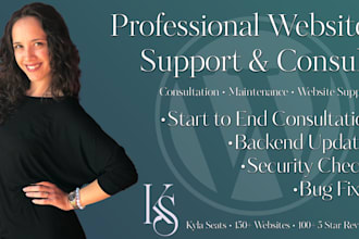 offer monthly wordpress website maintenance and consultation
