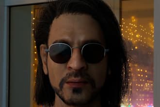 create realistic 3d character models, 3d head, for games, film, or 3d printing