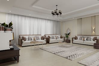 sketch to 3d house, redesign arabic majlis interior, diwaniya, majlis villa, dwg
