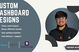create a responsive and modern web dashboard