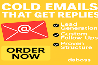 write cold email outreach for leads or sales