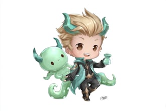 draw chibi art or chibi characters