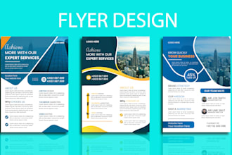 create event flyer poster brochures real estate flyer design