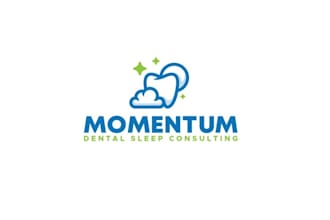 design momentum dental sleep consulting logo