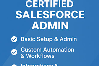 do salesforce development, admin configuration