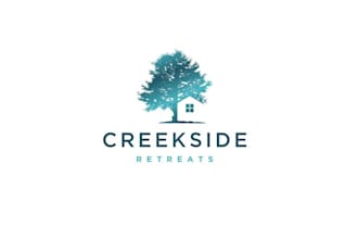 design rental home park setting logo