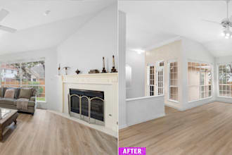 professional object removal clean realistic results