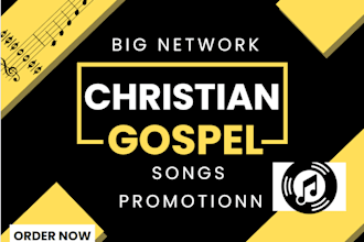 pitch your song to a network of christian gospel playlist curator to market song