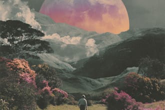 design aesthetic album cover art or song artwork for you