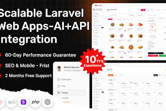 build scalable PHP laravel web apps with ai and API integration