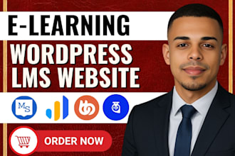 build wordpress lms website with learndash, buddyboss tutor lms pro, masterstudy