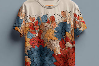do typography merch tshirt logo and graphic t shirt design