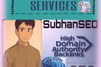 provide high quility SEO backlinks services