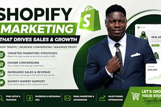 promote shopify store, sales funnel, or shopify marketing to boost shopify sale