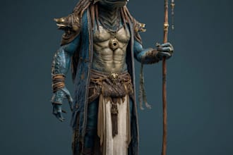 create unique creature monster and character design