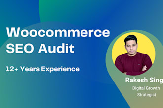 do a woocommerce SEO audit with an actionable report