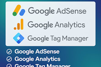 google adsense, analytics, and tag manager on your website